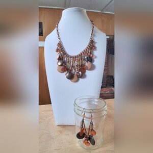 Premier Designs “Free Fall” Boho Fringe Necklace & Earrings Set | Retired
